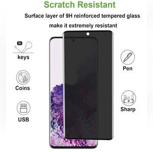 🔸️NIB 2 Pack Galaxy S20 Tempered Glass Screen Protectors